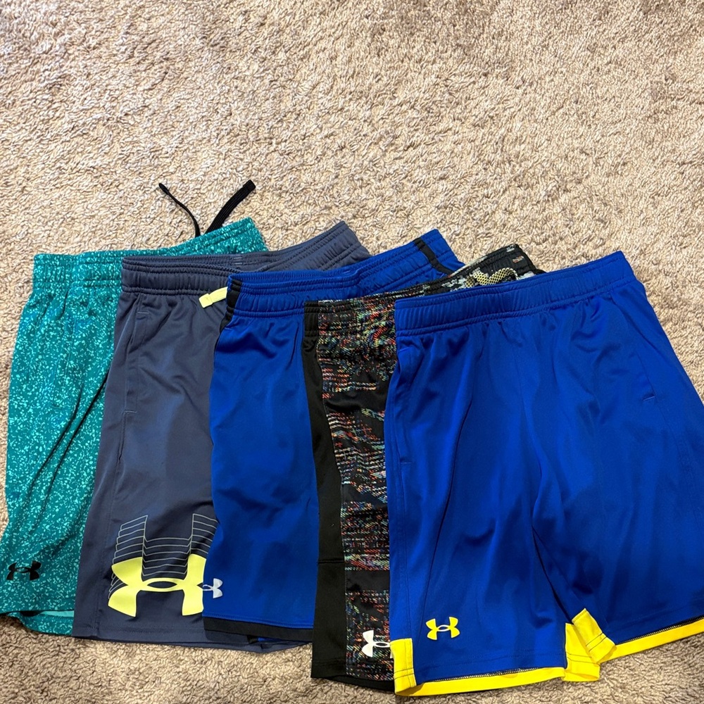 Under Armour Boys Shorts Collection - Blue, Gray, Teal, Multicolor